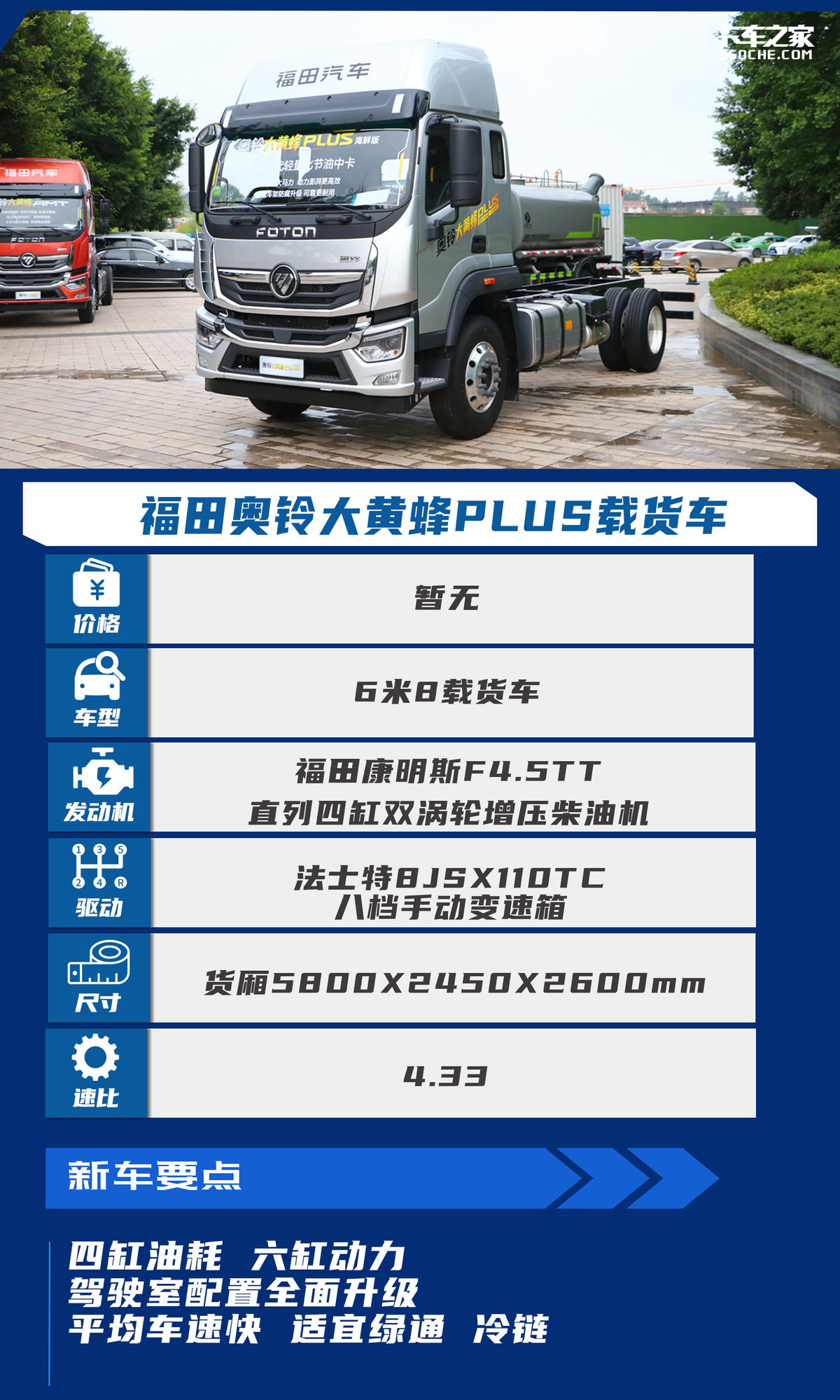 福田最新貨車，路上的友情與家的溫馨之旅