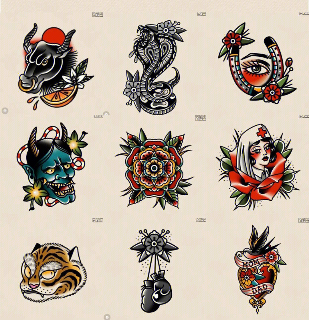 時(shí)尚潮流展現(xiàn)，最新紋身圖案設(shè)計(jì)精選